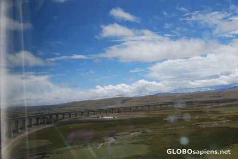 Postcard Bridge to Lhasa