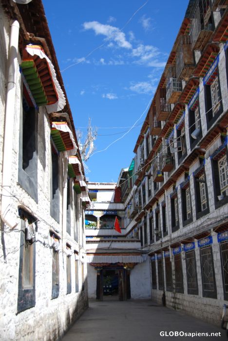Postcard Tibetan Street