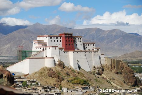 Postcard Samdrubtse Dzong