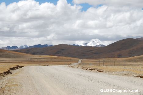 Postcard Tibetan Friendhip Highway