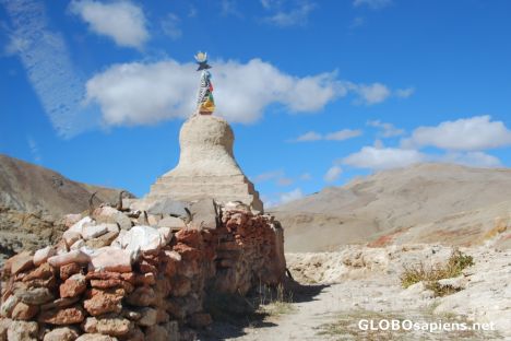 Postcard Old stupa