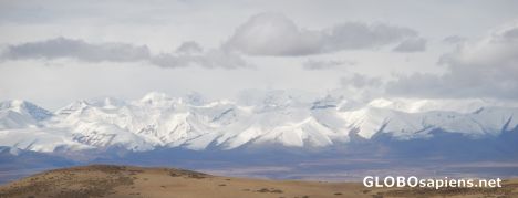 Postcard Panoramic view over the Indian Himalaya