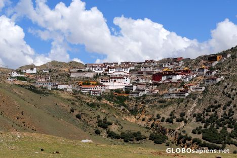 Postcard Ganden Monastery