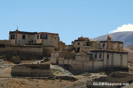 Postcard Tibetan Village 01