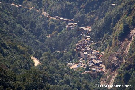 Postcard View of Kodari in Nepal