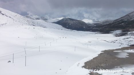 Postcard Snowfields onSekim-La Pass
