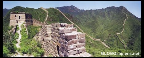 Postcard the great wall.