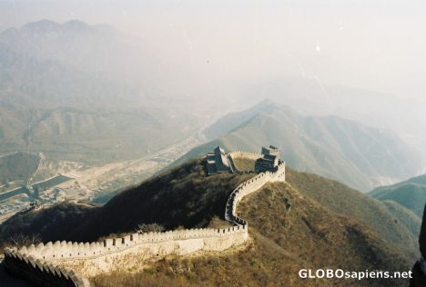 Postcard great wall of china