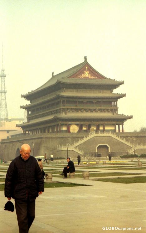 Postcard Drum Tower, Xi'an