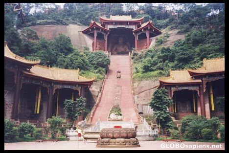 Postcard Budhas temple.