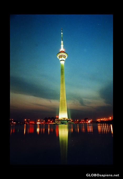 Postcard Tianjin television tower