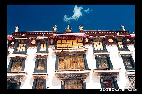 Postcard Lhasa, Tibet 2001.
