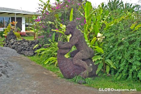Postcard Rapa Nui (Isla de Pascua): Hotel de Maria Goretti