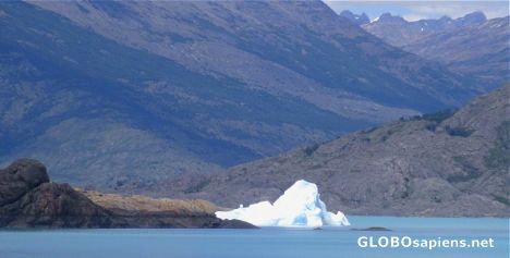 Postcard Iceberg at the corner