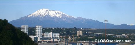 Postcard Volcano over Puerto Montt