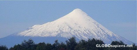 Postcard Volcan Osorno