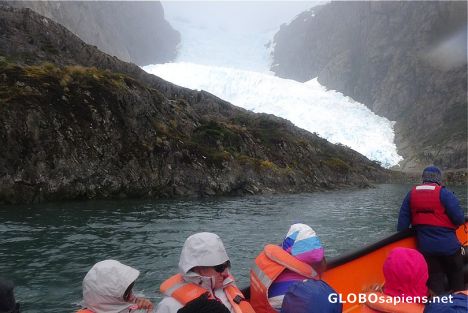 Postcard Sailing to the glacier