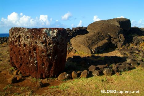 Postcard Easter Island's Tragic History
