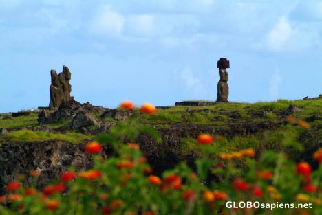 Postcard Easter Island - Tahai