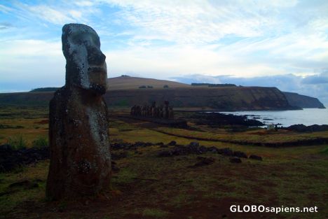 Postcard Easter Island - Tongariki