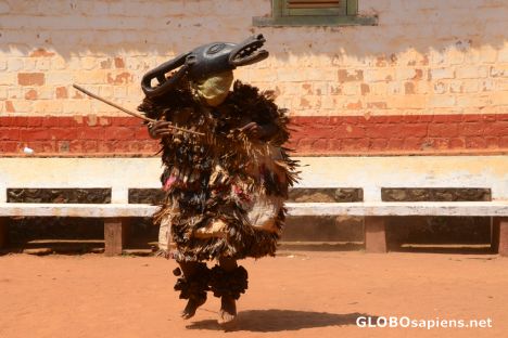Postcard Bafut (CM) - the Bafut dance