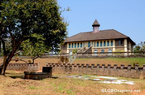 Postcard Bafut (CM) - the royal palace