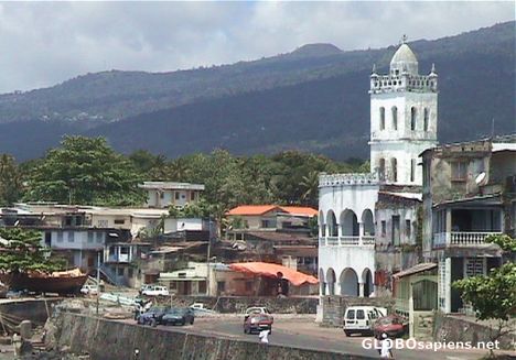 Postcard Moroni - capital of Comoros