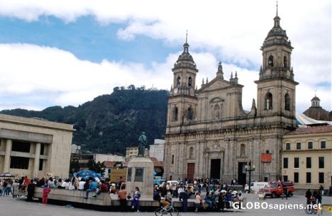 Postcard Plaza in Bogota