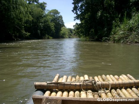 River rafting in the jungle