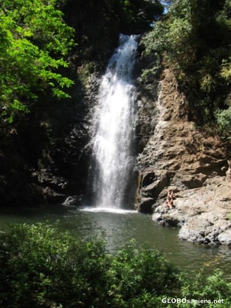 Postcard Waterfall in Montezuma