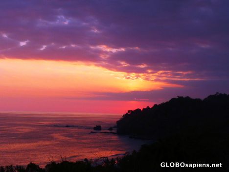 Postcard Manuel Antonio - at the end of the day