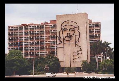 Postcard Plaza Revolution in La Habana Che Guevara