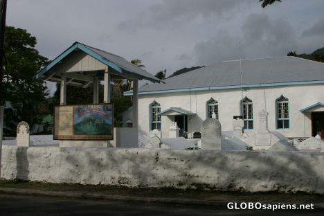 Postcard Rarotonga: Ziona Evangelist Church