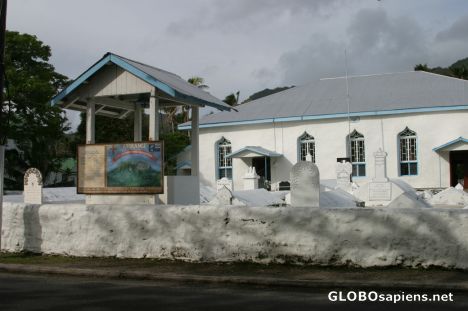 Postcard Rarotonga: Ziona Evangelist Church