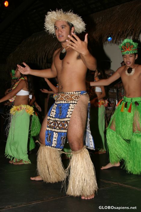 Postcard Rarotonga: Rarotongan Hotel dancing show