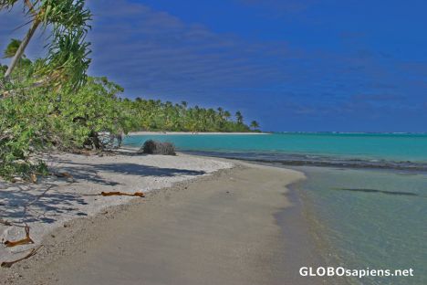 Postcard One Foot Island - The colourful lagoon