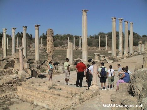 Postcard The ruins of Salamis