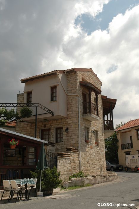 Postcard House of Omodos