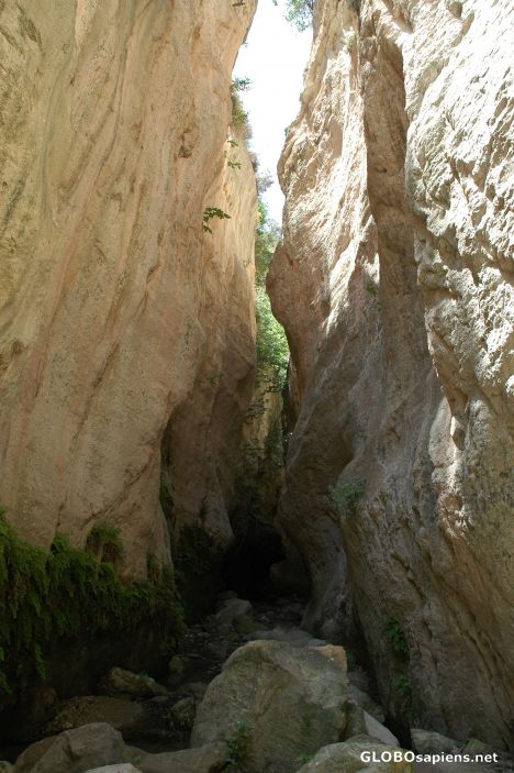 Postcard Avakas Gorge, Cyprus.
