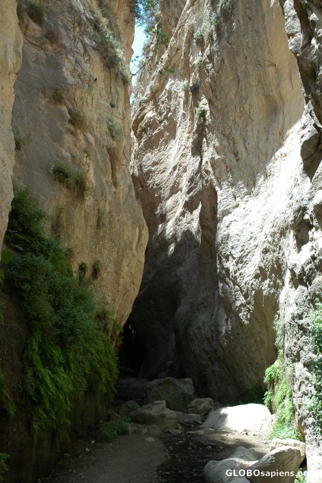 Postcard Avakas Gorge, Cyprus.
