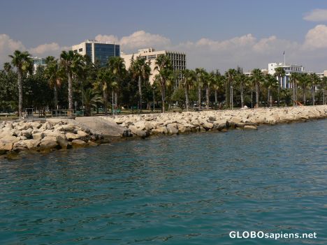 Postcard Part of the Limassol coastline