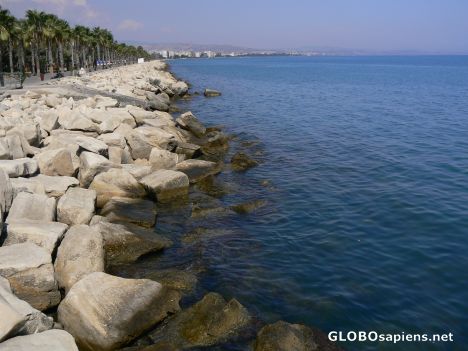 Postcard The Limassol coastline