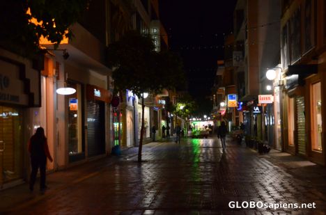 Postcard Nicosia (CY) - the capital by night