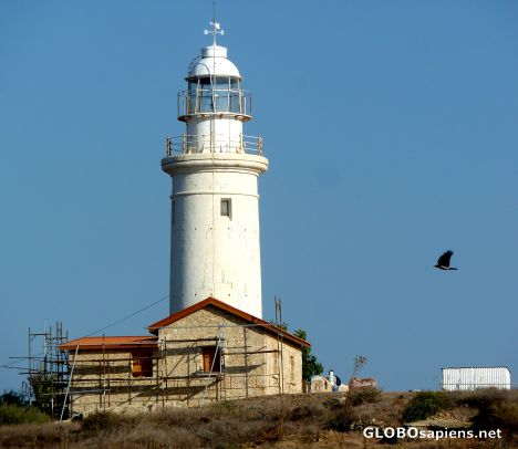 Postcard Paphos - lighthouse