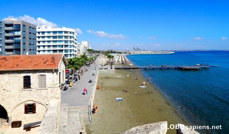 Postcard Larnaca - beach