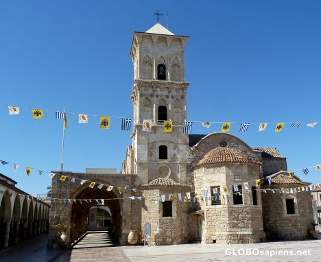 Postcard Larnaca - church