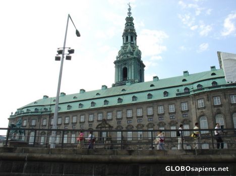 Postcard Danish Parliament Building