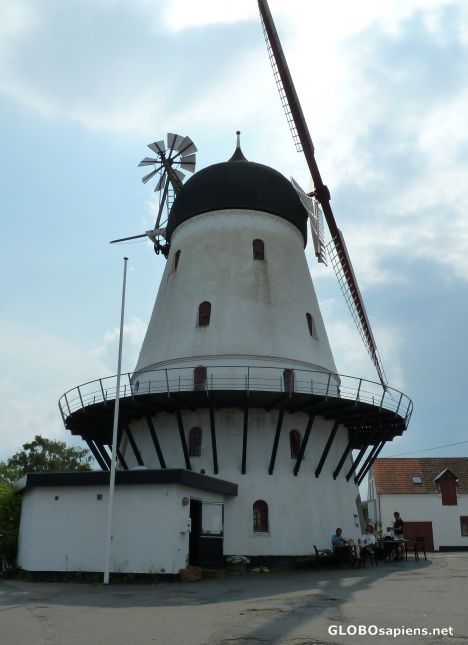 Postcard The windmill of Gudhjem on Bornholm