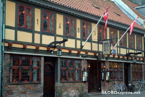 Postcard Odense - traditional  restaurant