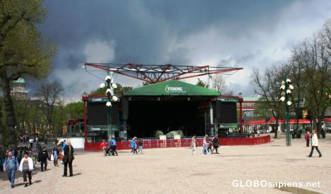 Postcard Tivoli; the friday's rock arena